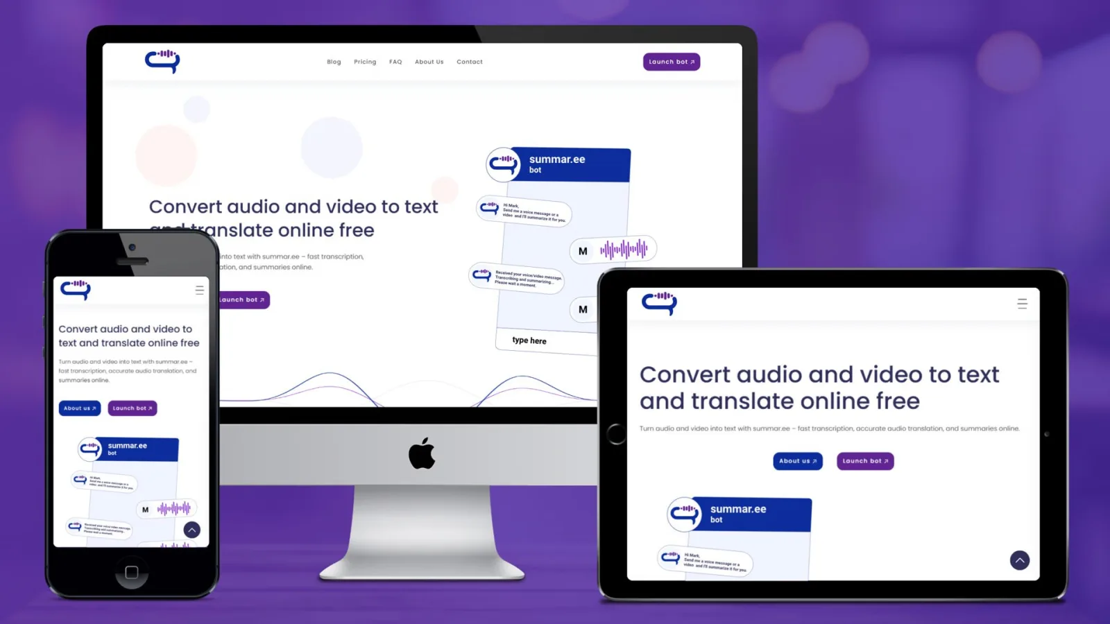 summar.ee — Old Design to Modern Experience — the site as delivered
